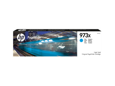 HP : Cartouche encre No 973X CYAN PAGEWIDE / HIGH YIELD