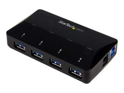 Startech : HUB USB 3.0 A 4 PORTS PLUS PORT DEDIE A LA CHARGE de 2 4 A