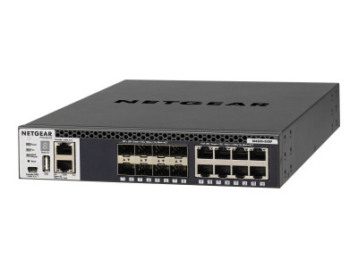 Netgear : M4300 16-PORT 10GB ST.MG.SWITCH (8X8F)
