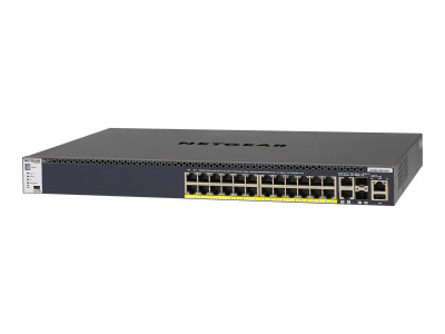 Netgear : M4300-28G-POE+STCKL MGD SWITCH APS1000W (7.26kg)