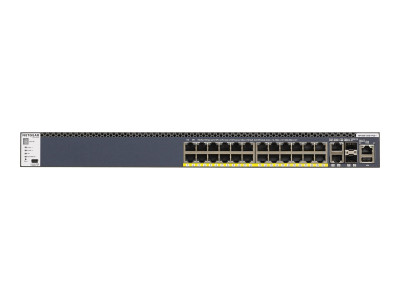 Netgear : M4300-28G-POE+STCKL MGD SWITCH APS1000W (7.26kg)