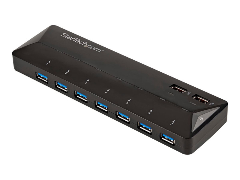 Startech : HUB USB 3.0 7 PORTS PLUS 2 PORT DEDIES A LA CHARGE de 2 4 A