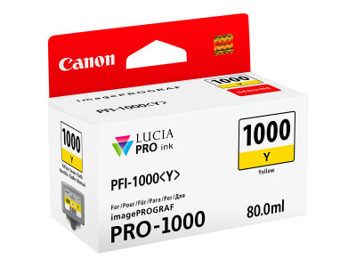 Canon PFI-1000 Y Jaune réservoir encre