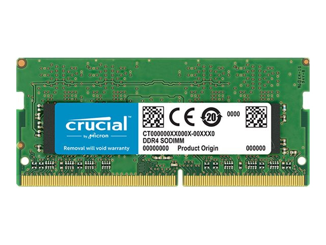 Crucial 16 Go (1 x 16 Go) DDR4 3200 MHz CL22 DR SO-DIMM - Mémoire Crucial  sur