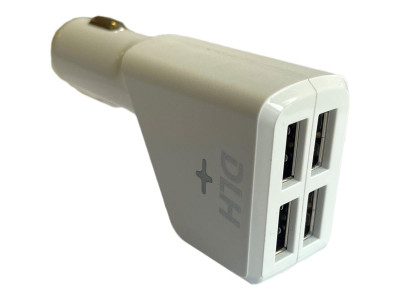 DLH : CAR CHARGERS LOW POWER UNI 24W USB 4 PORTS pour THREE BARS