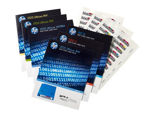 HP : RW BAR CODE LABEL pack LTO7