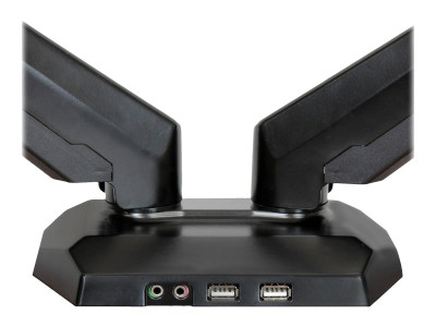 Startech : SUPPORT de BUREAU pour 2 ECRANS avec 2 PORTS USB et AUDIO (7.36kg)