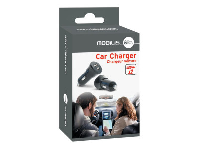 Mobilis : CAR CHARGER 2 USB CHARGER ACCESSORIES