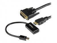 Startech : CONVERTISSEUR ACTIF MINI DP VERS HDMI - cable HDMI VERS DVI Startech : CONVERTISSEUR ACTIF MINI DP VERS HDMI - cable HDMI VERS DVI