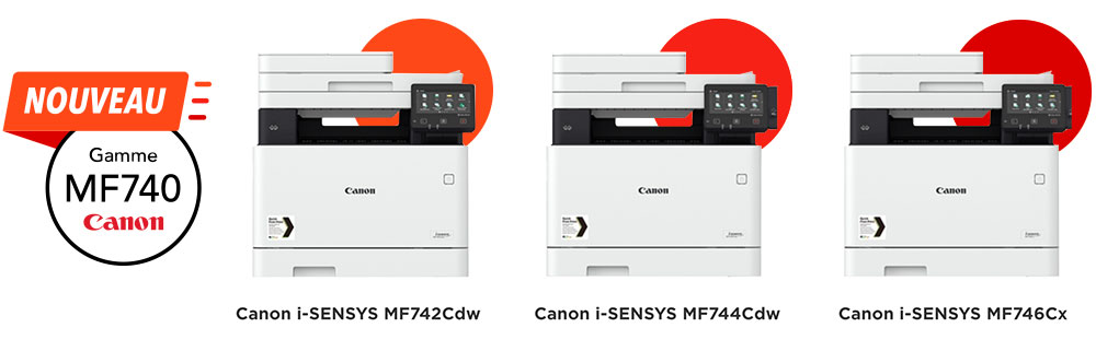 Canon i-sensys MF744Cdw de la nouvelle gamme Canon MF740