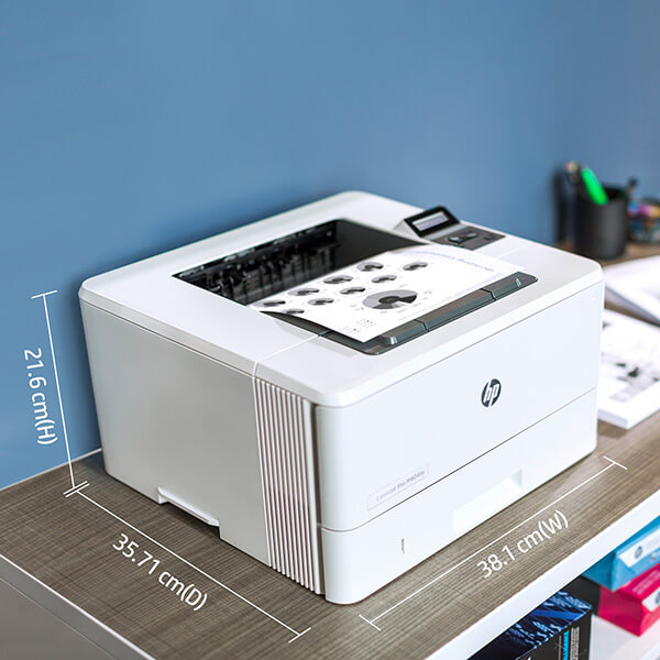 HP LaserJet Pro M404dn dimensions de l'imprimante