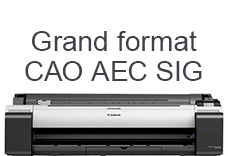 Imprimante grand format application technique CAO, AEC, SIG