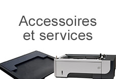 Accessoires d'imprimante et service, accessoires, supports et service et garantie pour imprimante