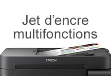 Imprimante jet d'encre multifonctions - Imprimante jet d'encre multifonction couleur ou monochrome