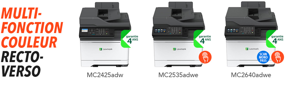 Lexmark Go Line Imprimante multifonction couleur recto-verso