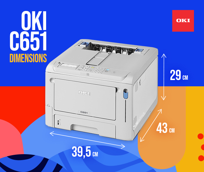 Dimensions du c651 c651dn
