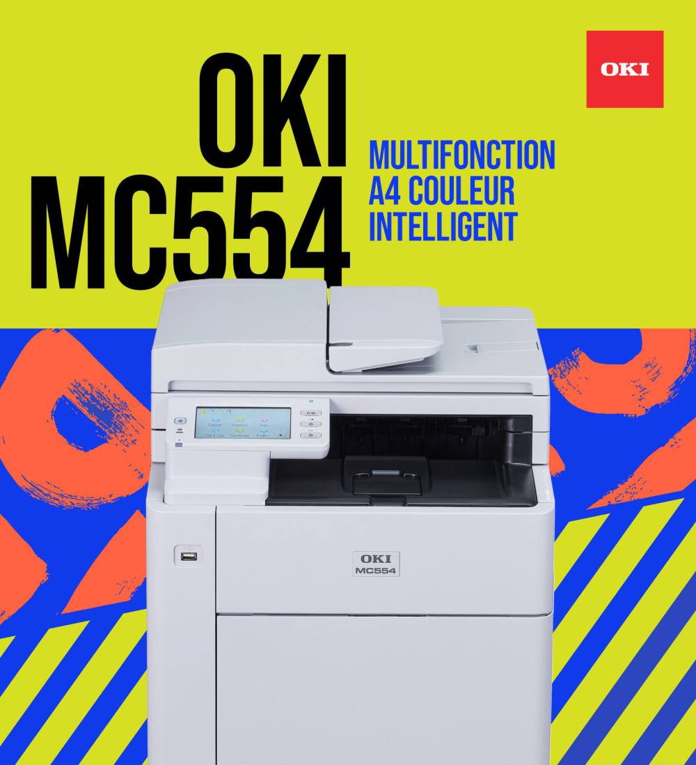 Nouvelle OKI MC554dn