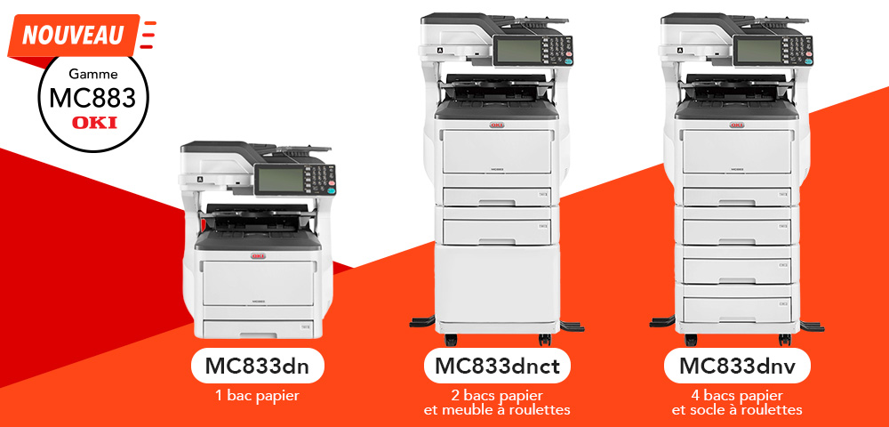 MC883 nouveau multifonction A3 de OKI