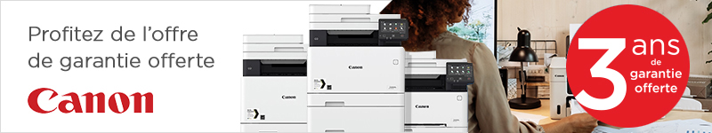 Canon i-SENSYS MF657Cdw avec offre de garantie 3 ans