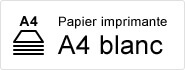 Papier A4 Blanc pour imprimante et copieur